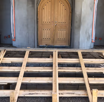 modern home at night